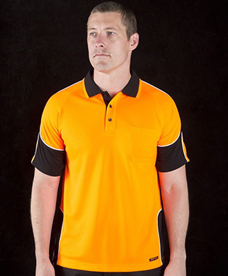 Áo thun phối phản quang, bo cổ