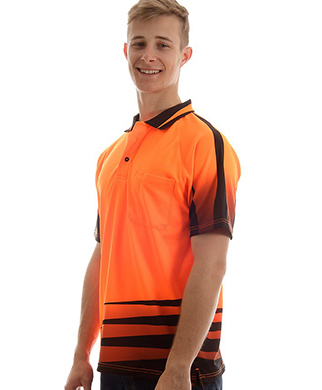 Áo thun phối phản quang, bo cổ