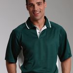 Áo thun phối 2 màu, bo tay và bo cổ phối sọc trắng