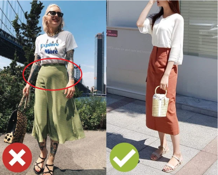 TIP DIỆN ĐỒ CHO NÀNG BÉO BỤNG, ĐẢM BẢO AI CŨNG NGHĨ BẠN SỞ HỮU VÒNG EO THON