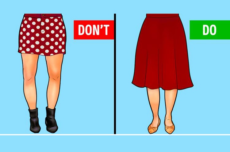 MÁCH NÀNG CÁCH CHỌN CHÂN VÁY GIẤU NHƯỢC ĐIỂM CƠ THỂ HIỆU QUẢ