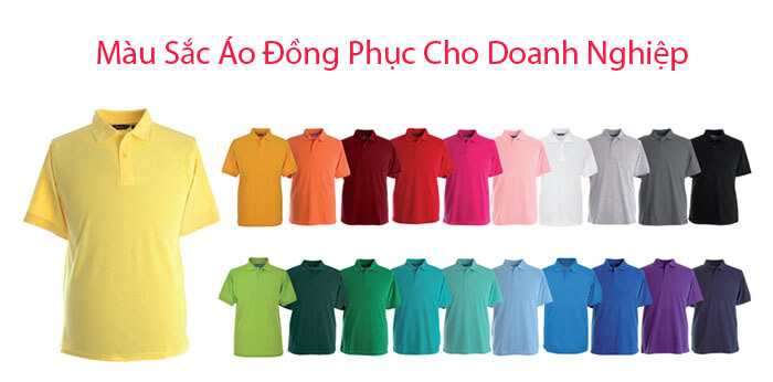 BẬT MÍ CÁCH LỰA CHỌN MÀU SẮC ÁO THUN ĐỒNG PHỤC