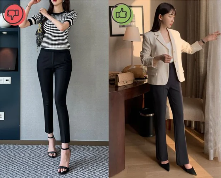 4 SAI LẦM KHI DIỆN QUẦN ĐEN KHIẾN CHỊ EM TRÔNG LỖI MỐT