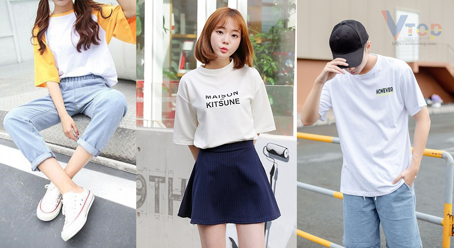 NHỮNG Ý TƯỞNG PHỐI ĐỒ CŨNG ÁO THUN TRẮNG